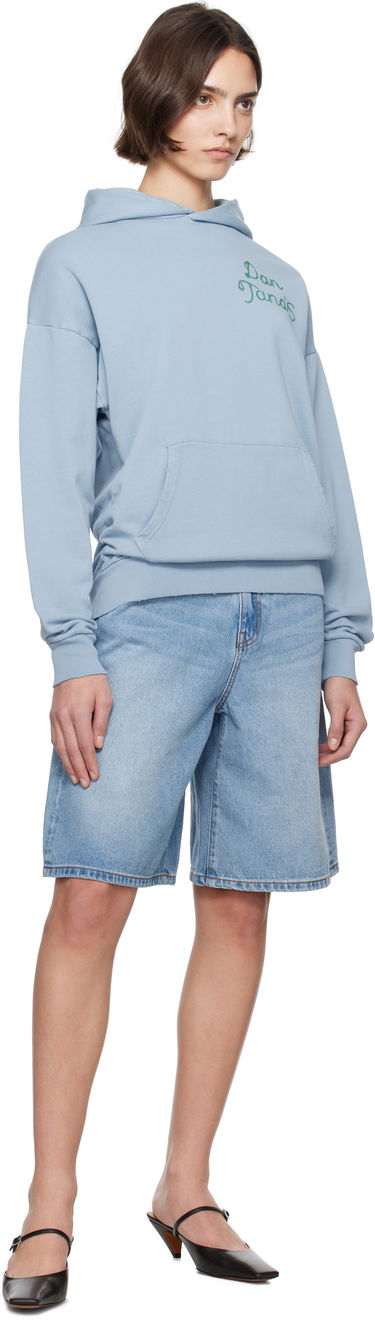 Mikina RE/DONE Re/Done Modern 'Dan Tanas House' Hoodie Modrá | 488-08UGHD006, 3