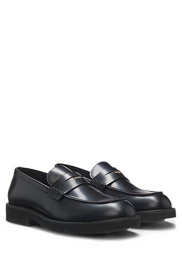Tenisky a topánky BOSS Penny Loafers Čierna | 50548761