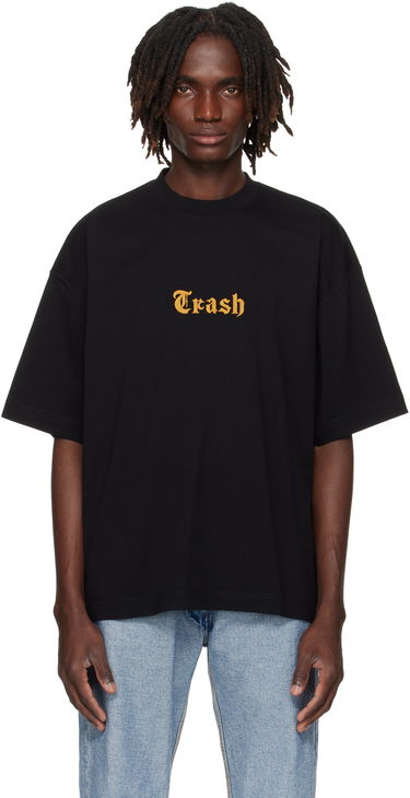 Tričko VETEMENTS VETEMENTS 'Trash' Embroidered T-Shirt Čierna | UH76TR540B, 0