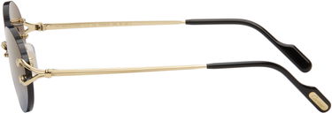 Slnečné okuliare Cartier C de Cartier Rimless Oval Gradient Sunglasses Modrá | CT0551S-002, 2