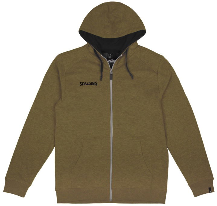 Mikina Spalding Spalding Flow Full-Zip Hoodie Zelené | 40221511-khaki