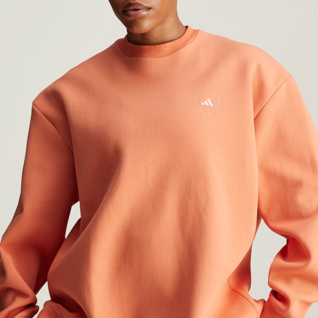 Tričko adidas Performance adidas by Stella McCartney Loose Sweatshirt Oranžová | IW9853, 1