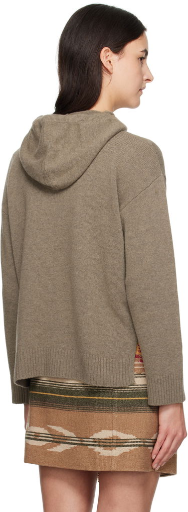 Mikina Max Mara Weekend Jerez Knit Hoodie Hnedá | 2425366142600 MM12135, 2