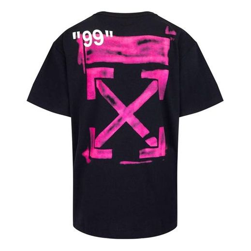 Tričko Off-White Loose Fit Arrow Pattern T-Shirt Čierna | OMAA038R191850151028, 0
