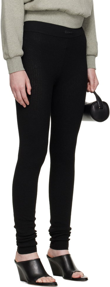 Legíny Fear of God ESSENTIALS Waffle Leggings Čierna | 192SP257270FW, 1