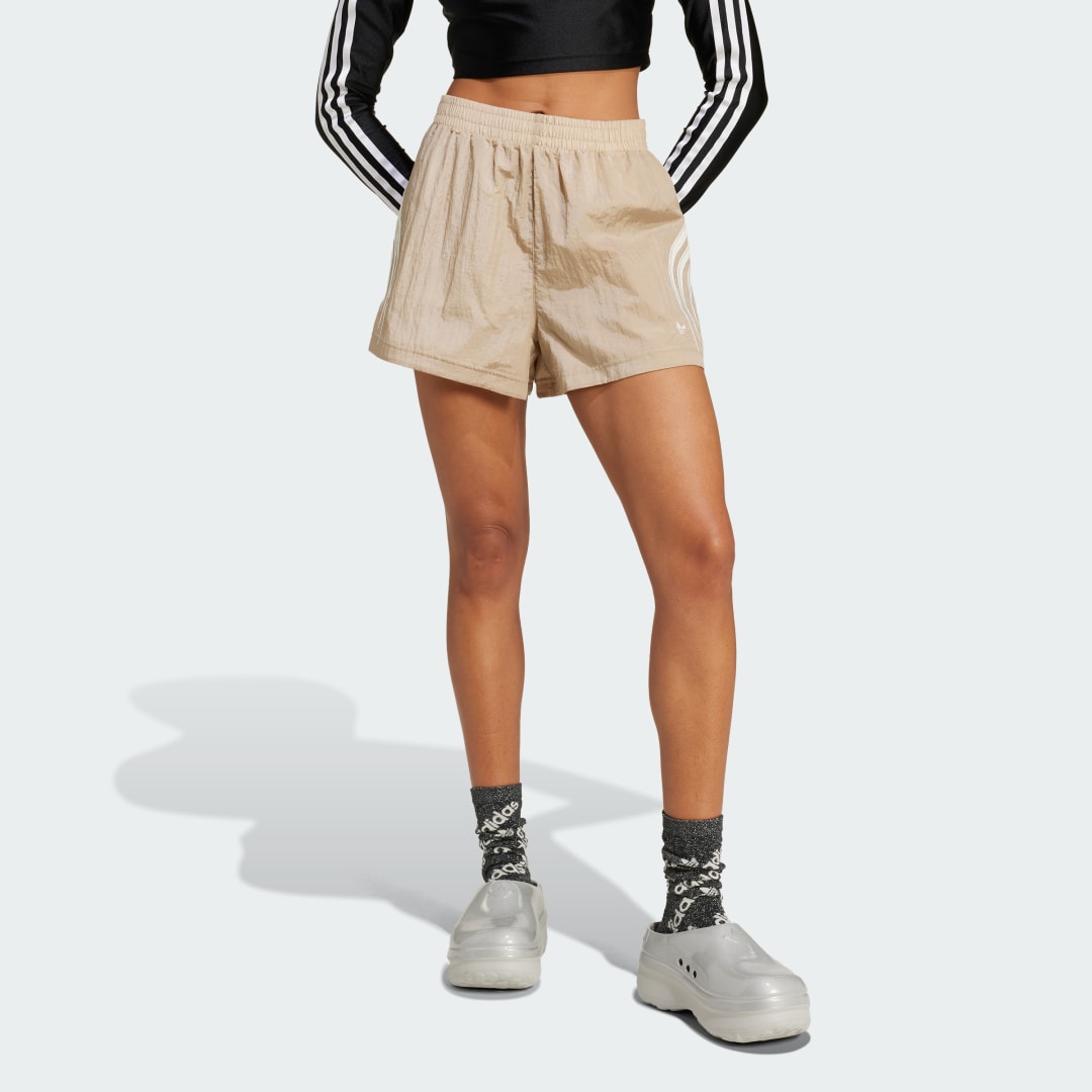 Šortky adidas Performance Atlanta Cut Line Nylon Béžová | IY9238, 0