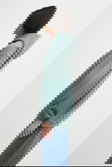 Mikina Represent Clo Owners Club Script Faded Oversized Hoodie Zelené | OCM41200, 1