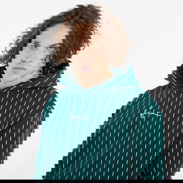 Mikina Karl Kani Karl Kani Small Signature Essential Pinstripe Hoodie Zelené | PD00008882, 1