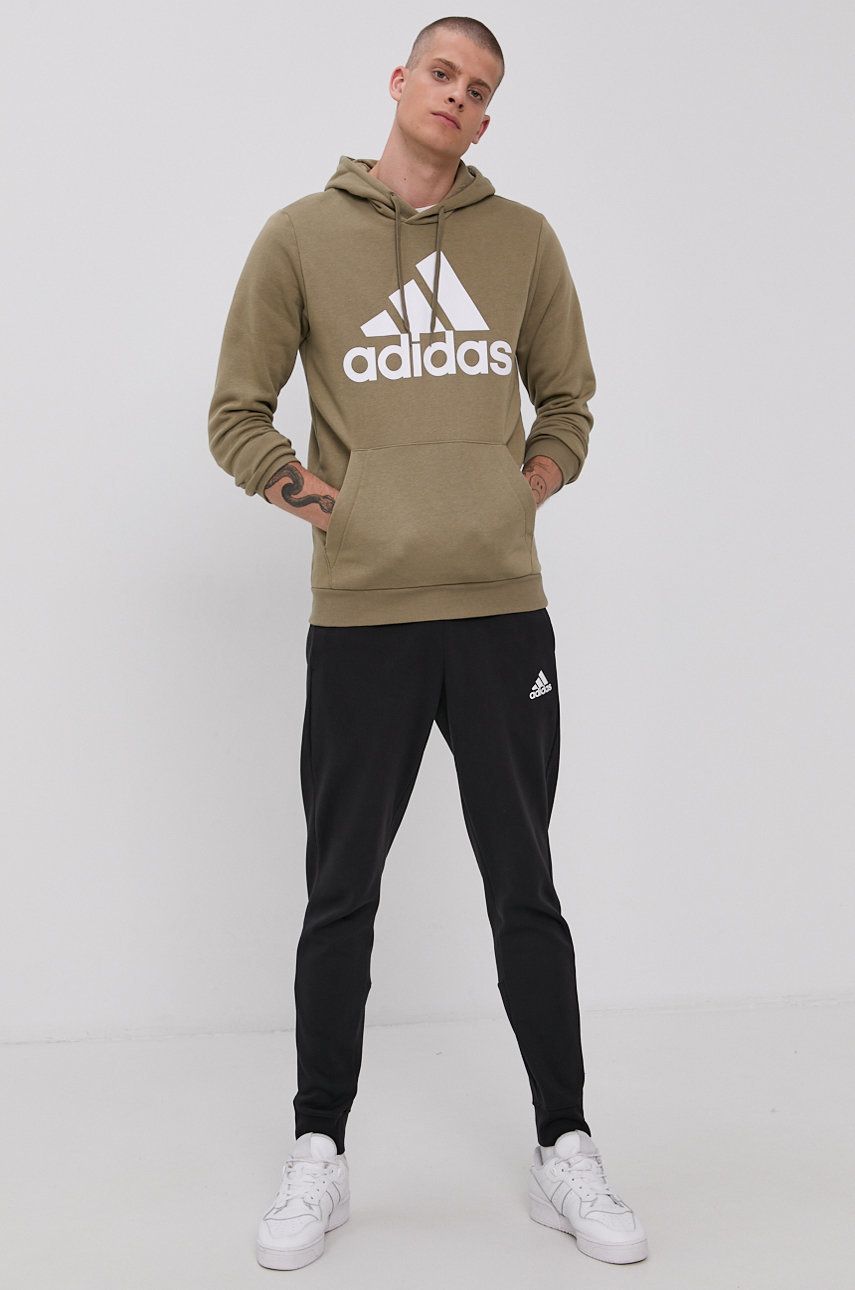 Mikina adidas Originals Adidas Hoodie With Big Logo Zelené | GS1582, 0