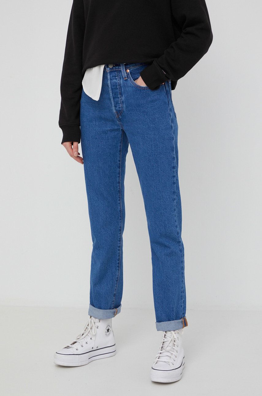 Džínsy Levi's High Waist 501 Jeans Modrá | 36200.0225, 0