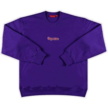 Mikina Supreme Gonz Logo Crewneck Fialová | SS21SW53 PURPLE, 0