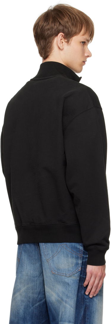 Mikina KENZO Kenzo Paris 'Boke Flower 2.0' Embroidered Quarter-Zip Sweatshirt Čierna | FF55SW2414MC, 2