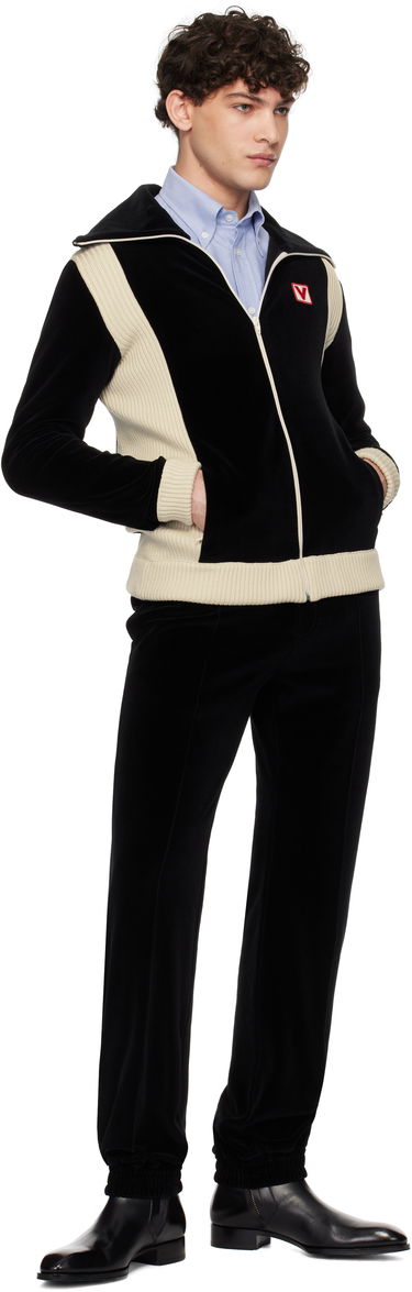 Mikina Valentino Turtleneck Jacket Čierna | 6V3MF28VARA, 3