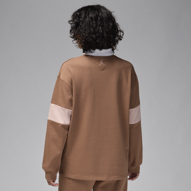 Polo tričko Jordan Long Sleeve Top Hnedá | FV7182-223, 2