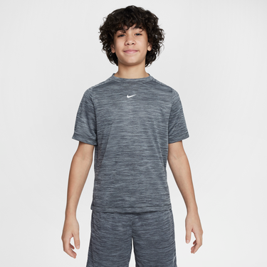 Tričko Nike Dri-FIT Multi Short Sleeve Top Šedá | HJ3771-010, 0