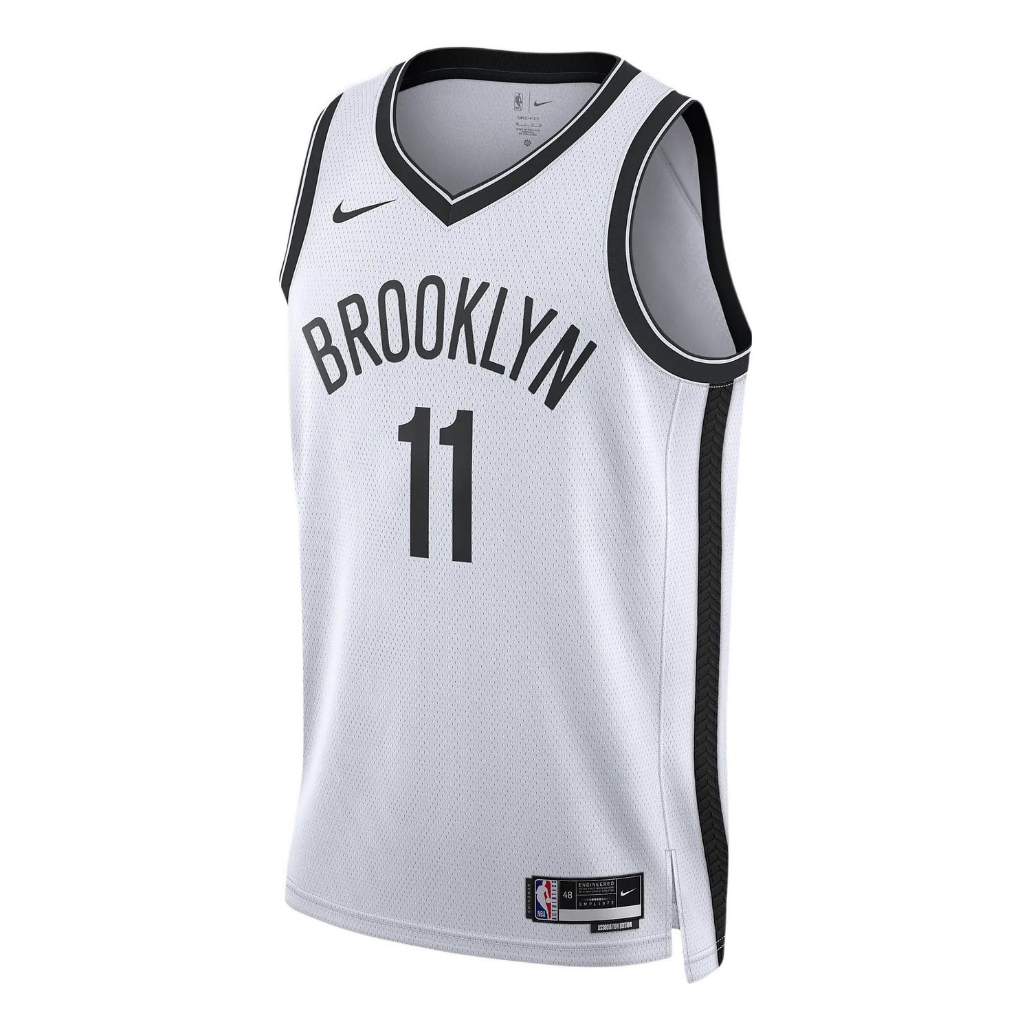 Dres Nike Brooklyn Nets Association Edition Basketball Jersey Biela | DN2069-100, 0