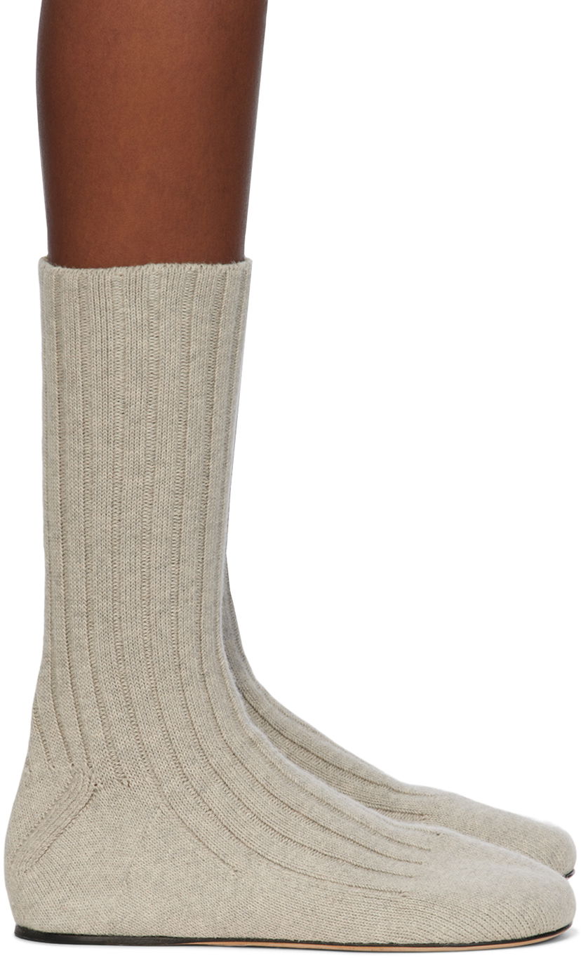 Tenisky a topánky Bottega Veneta Domenica Boots Šedá | 776571 V3UZ0