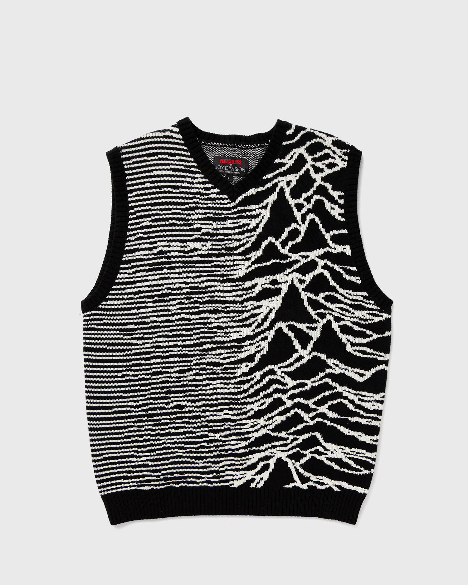 Sveter Pleasures X Joy Division INTERZONE SWEATER VEST Čierna | P24JD003-BLACK, 0