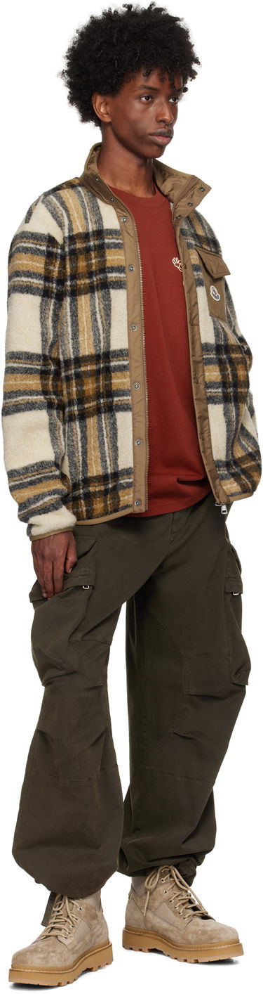 Bunda Moncler Moncler Plaid Fleece Jacket Rôznofarebný | J20918G0005589AQU, 3