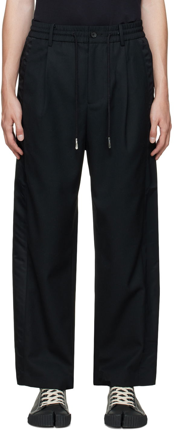Nohavice Feng Chen Wang Feng Chen Wang Paneled Trousers Čierna | FMF14TR02, 0