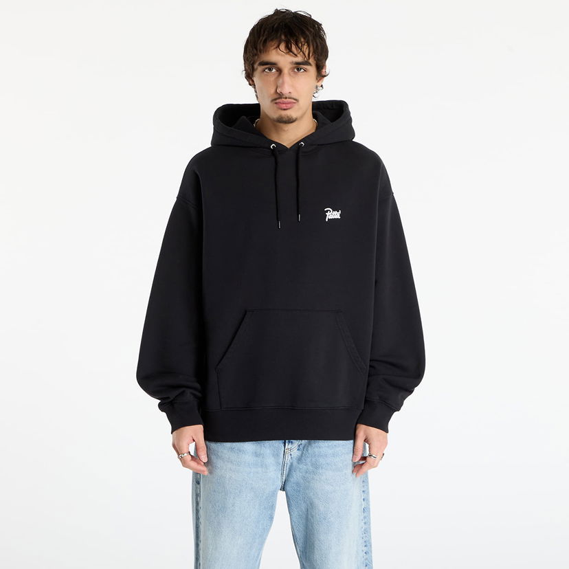 Mikina Patta Patta Embroidered Fire Panther Hooded Sweater Čierna | POC-AW25-2050-325-0026-001