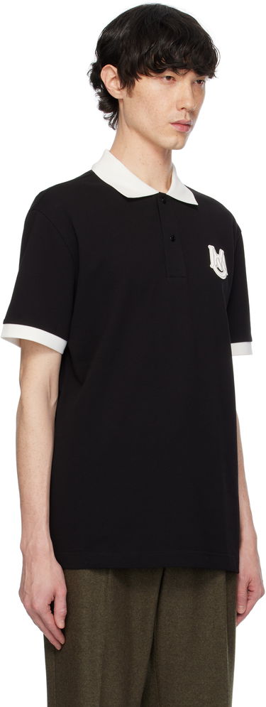 Polo tričko Moncler Archivio Short Sleeve Polo Čierna | K10918A0000589A16, 1