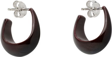Náušnice LEMAIRE Lemaire Curved Mini Drop Earrings Vínová | AC278 LO0114, 1