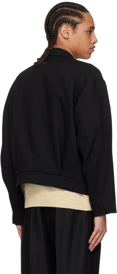 Bomber bunda Fear of God Fear of God Wool Gabardine Notch Lapel Blazer Čierna | FGE260-611GRB, 2