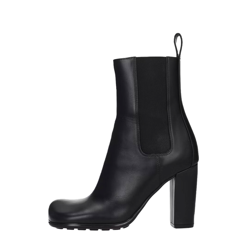 Tenisky a topánky Bottega Veneta Leather Chelsea Boots With Moulded Toe Čierna | 677271V1AY01000