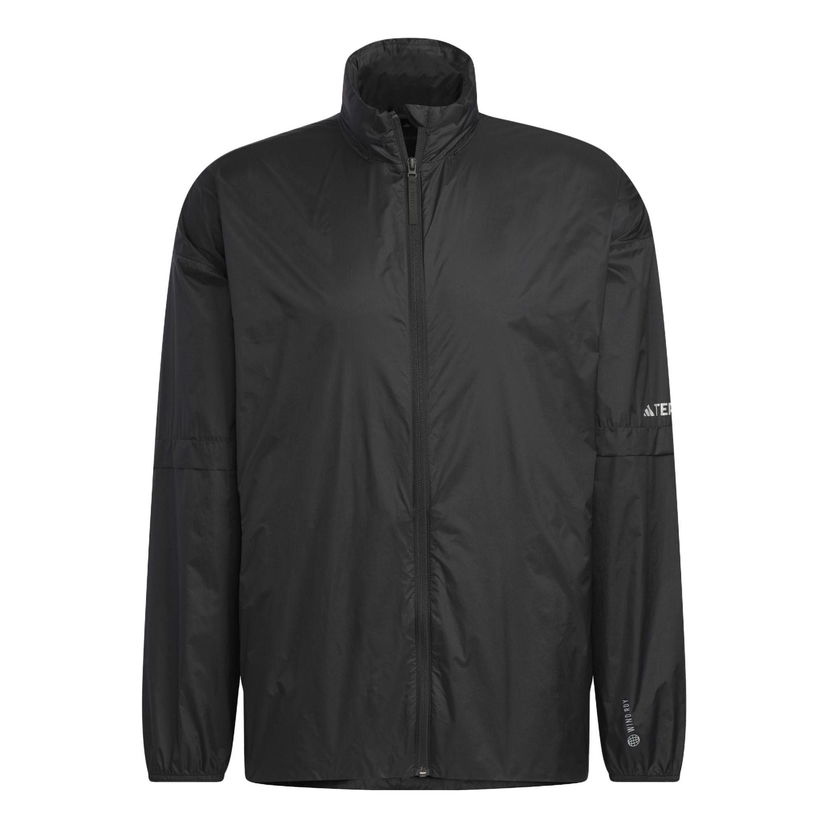 Vetrovka adidas Performance Terrex Men's Black Windbreaker Jacket Čierna | HY4703
