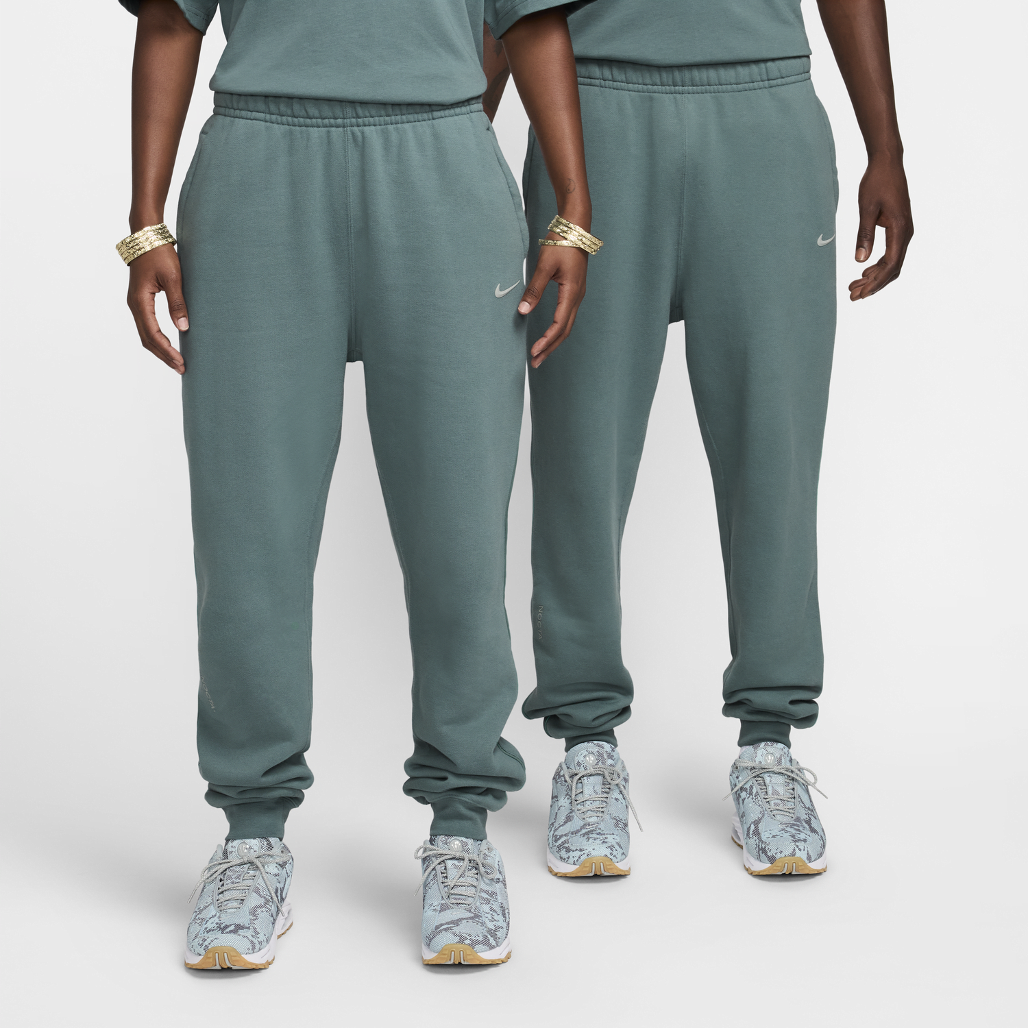Tepláky Nike NOCTA Fleece CS Tyrkysová | FN7661-382, 0