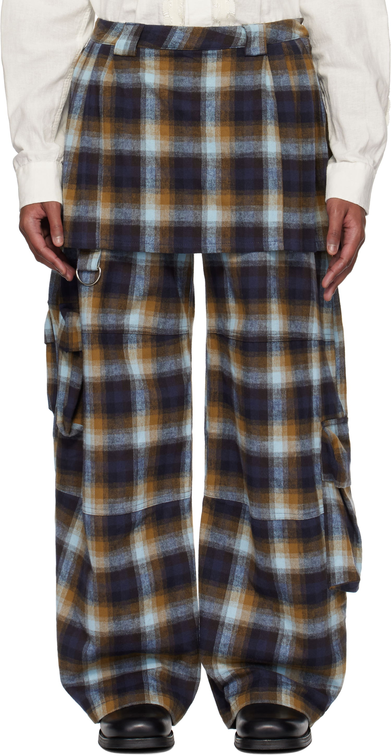 Cargo nohavice Collina Strada Collina Strada Plaid Cargo Pants Rôznofarebný | XX6024, 0
