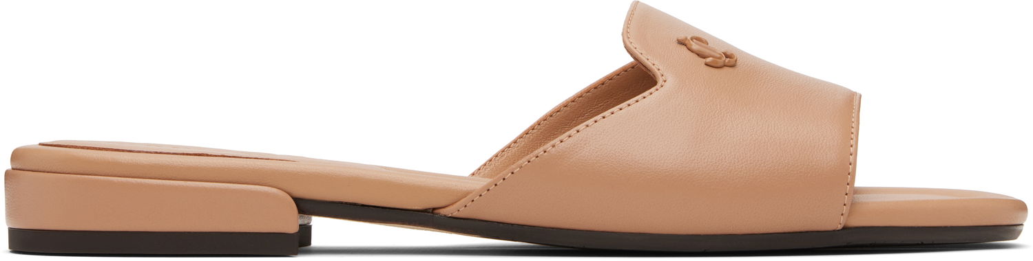 Tenisky a topánky Jimmy Choo Jimmy Choo Dina Flat Sandals Béžová | DINA FLAT, 0