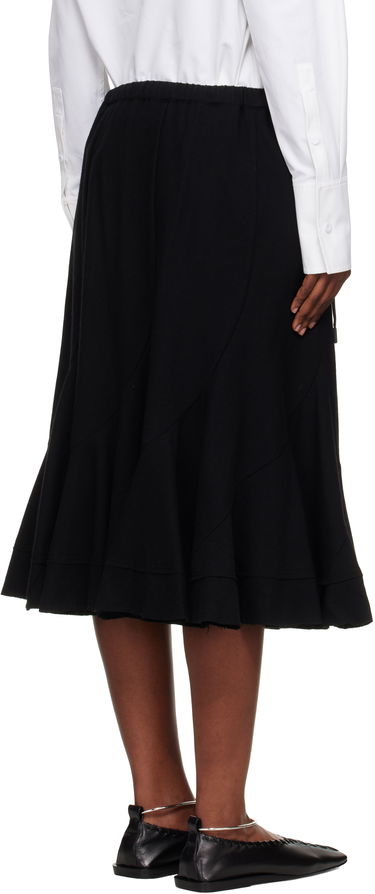 Sukňa Yohji Yamamoto Yohji Yamamoto Eringi Midi Skirt Čierna | FM-S50-102, 2