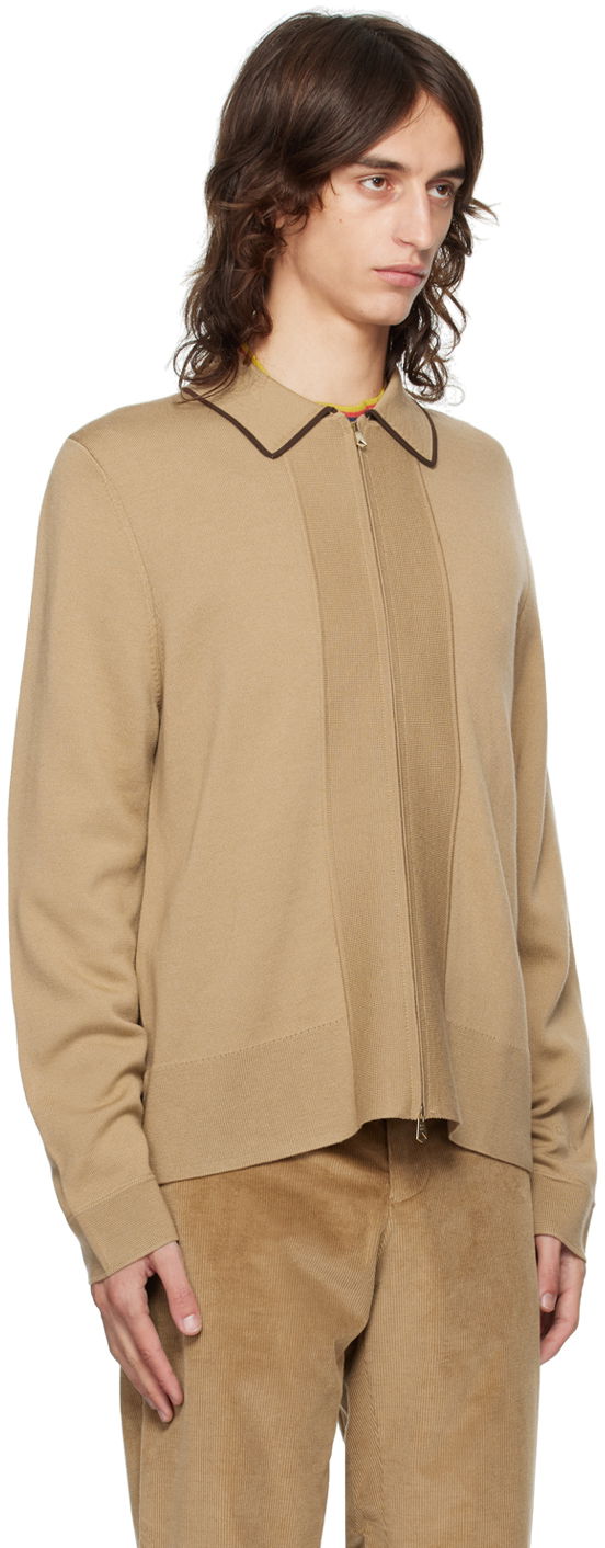 Sveter Paul Smith Paul Smith Zip Through Cardigan Hnedá | M1R-891Y-N02424-64, 1