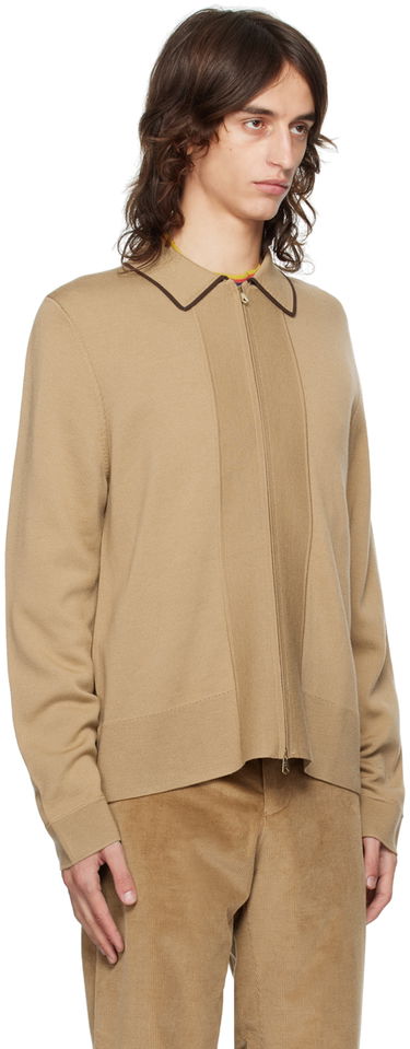Sveter Paul Smith Paul Smith Zip Through Cardigan Hnedá | M1R-891Y-N02424-64, 1