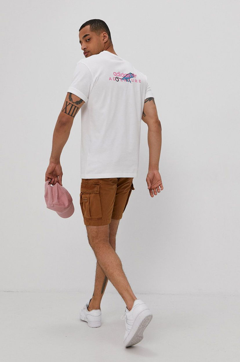 Tričko adidas Originals Print T-Shirt Biela | GN2365