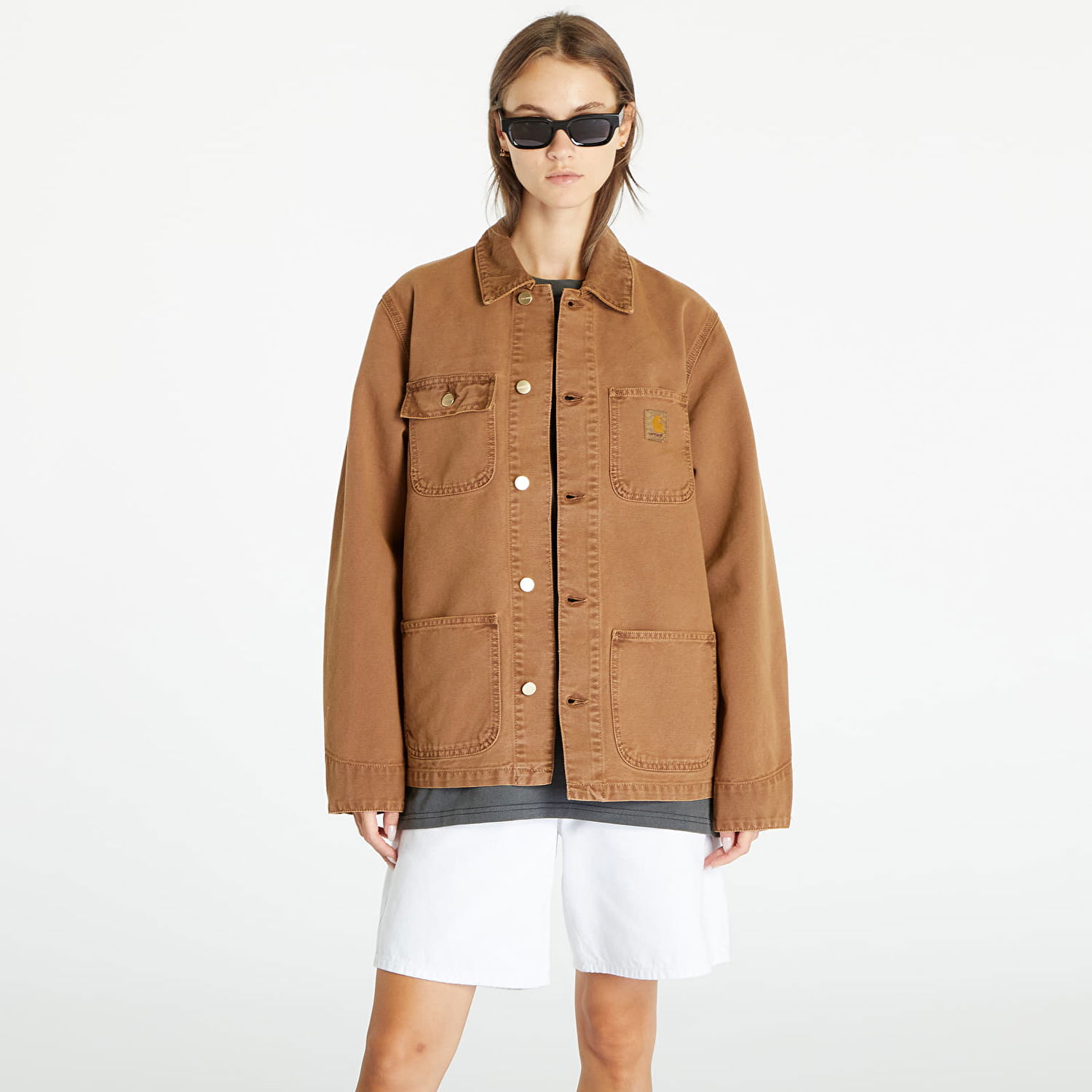 Bunda Carhartt WIP Michigan Coat Tamarind Faded Summer Modrá | I026480_1EF_FH, 1