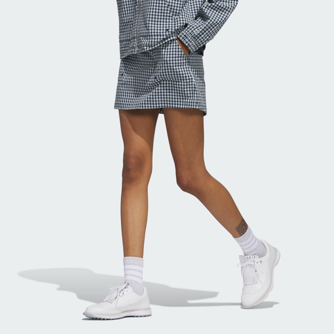 Sukňa adidas Performance Ultimate365 Gingham Golf Skort Modrá | JE9930, 0