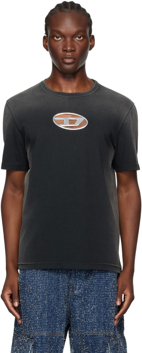 Black T-Shirt With Logo