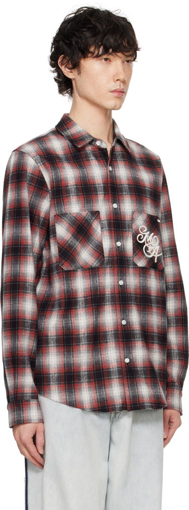 Košeľa AMIRI Amiri Swirl Flannel Shirt Červená | AMSTFL1007, 1
