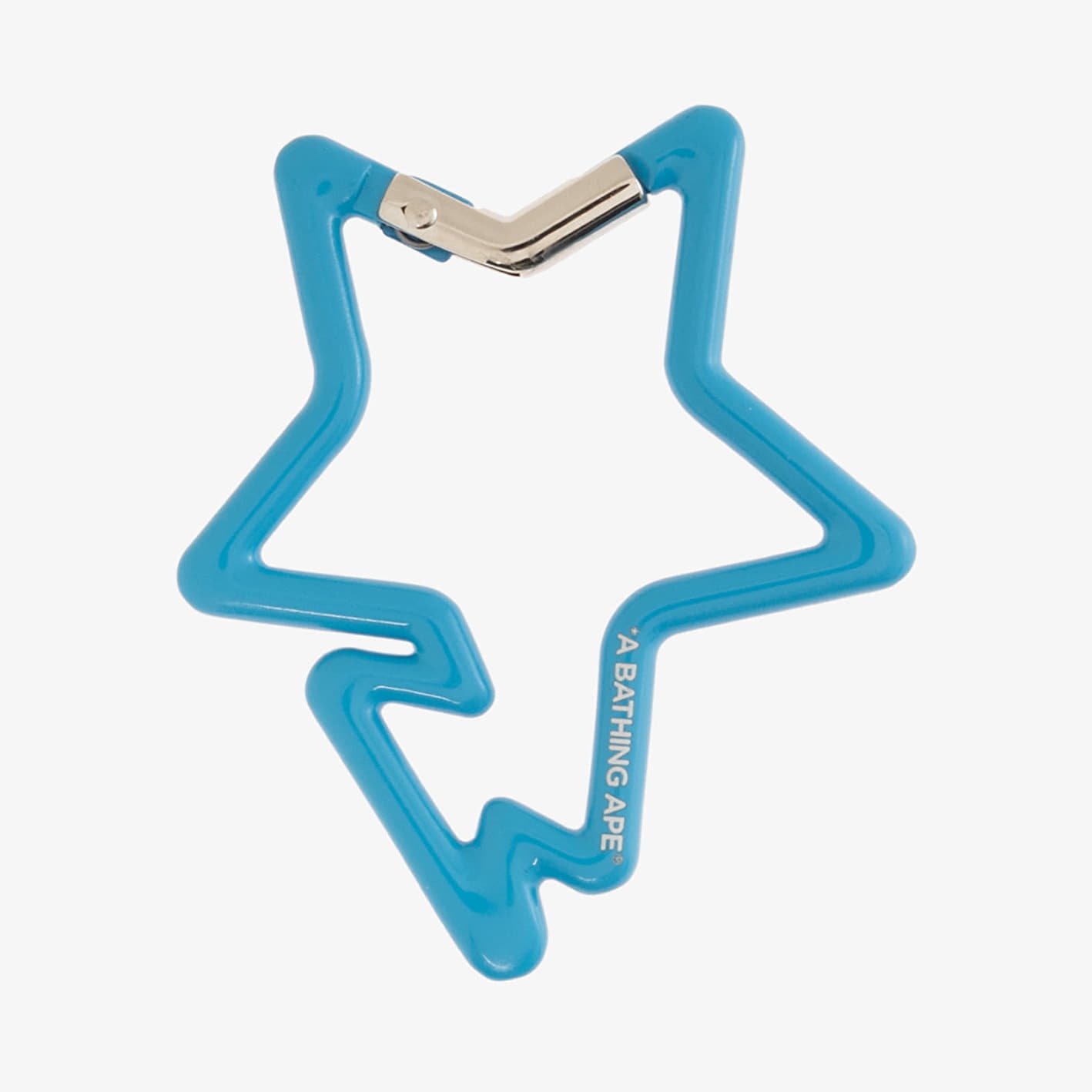 Kľúčenka BAPE A BATHING APE Star-Shaped Carabiner Modrá | 001GDL301012MBLU, 0