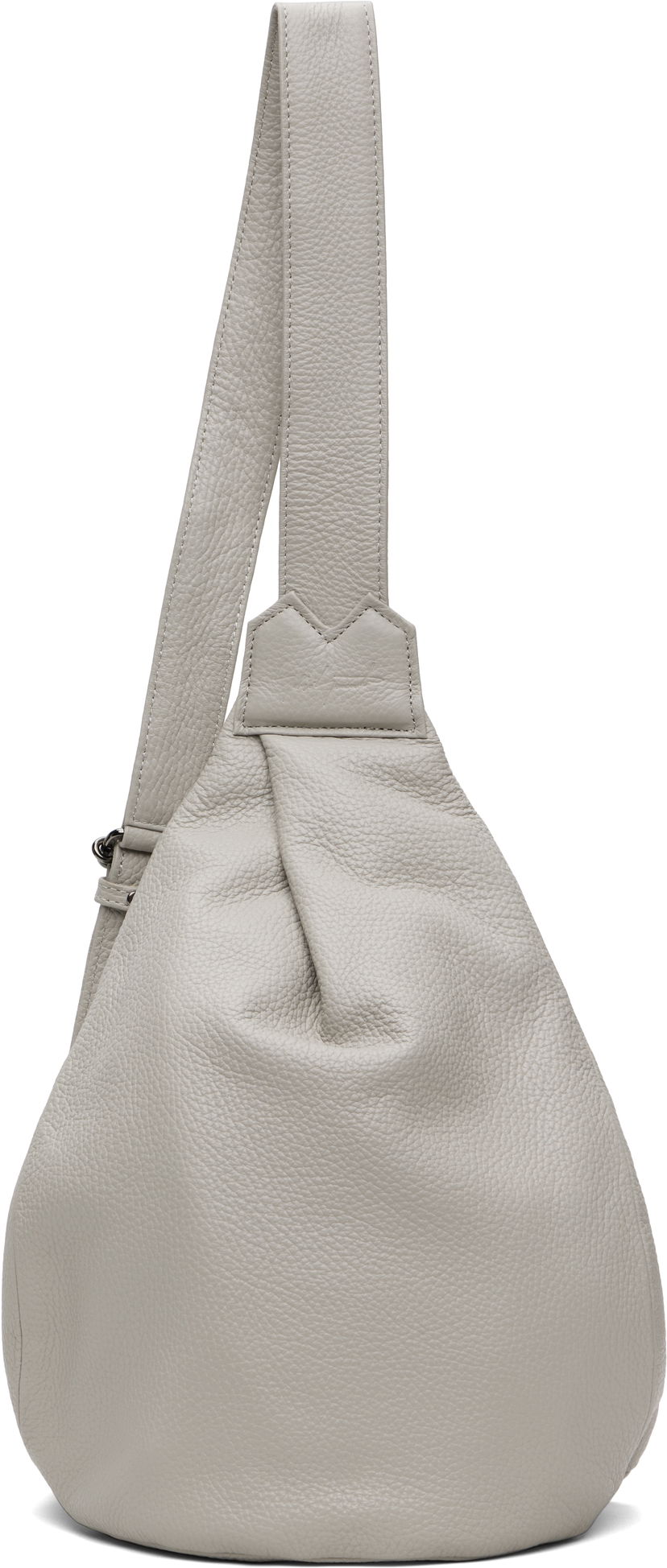 Taška cez rameno Yohji Yamamoto YOHJI YAMAMOTO Tuck Sling Small Bag Šedá | DP-I92-718