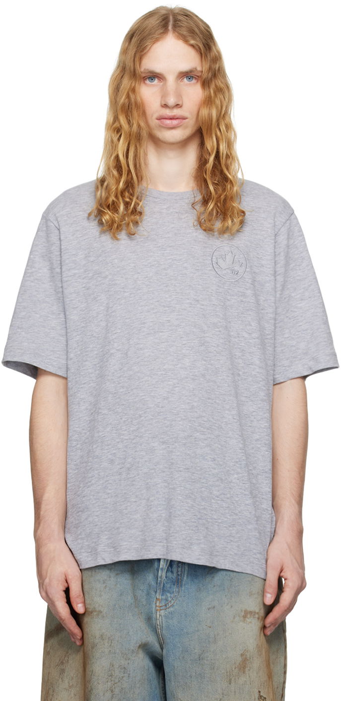 Tričko DSQUARED2 Loose-Fit T-shirt Šedá | S74GD1332_S22146, 0