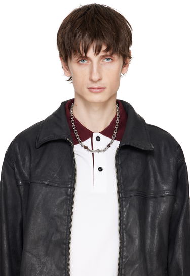 Náhrdelník BOSS Hugo Cable Chain Necklace with Logo Pendants Metalická | 50538908, 1