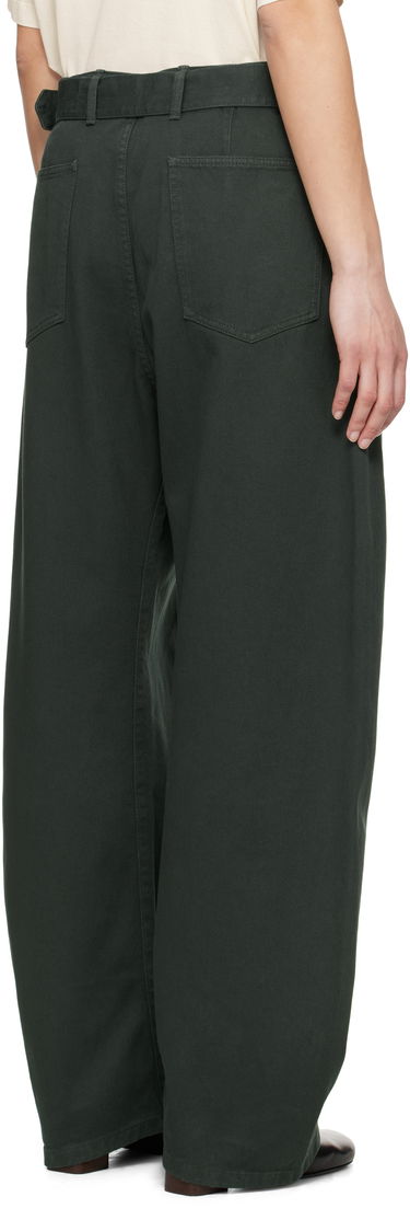 Cargo nohavice LEMAIRE Lemaire Twisted Belted Trousers Zelené | PA326 LD1039, 2