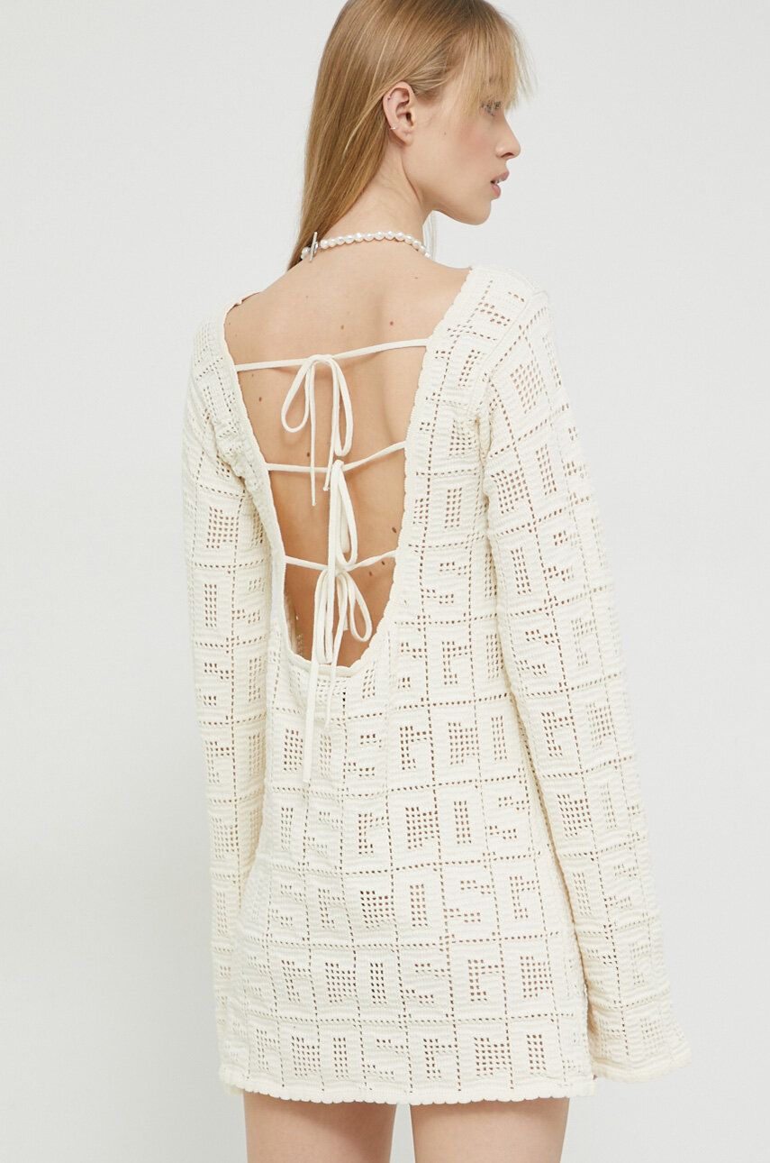 Šaty GCDS Mini Dress Béžová | SS23W670918, 0