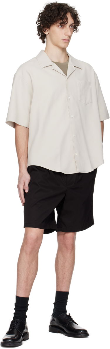 Šortky AMI AMI Paris Twill Shorts Čierna | HSO304.PA0007, 3