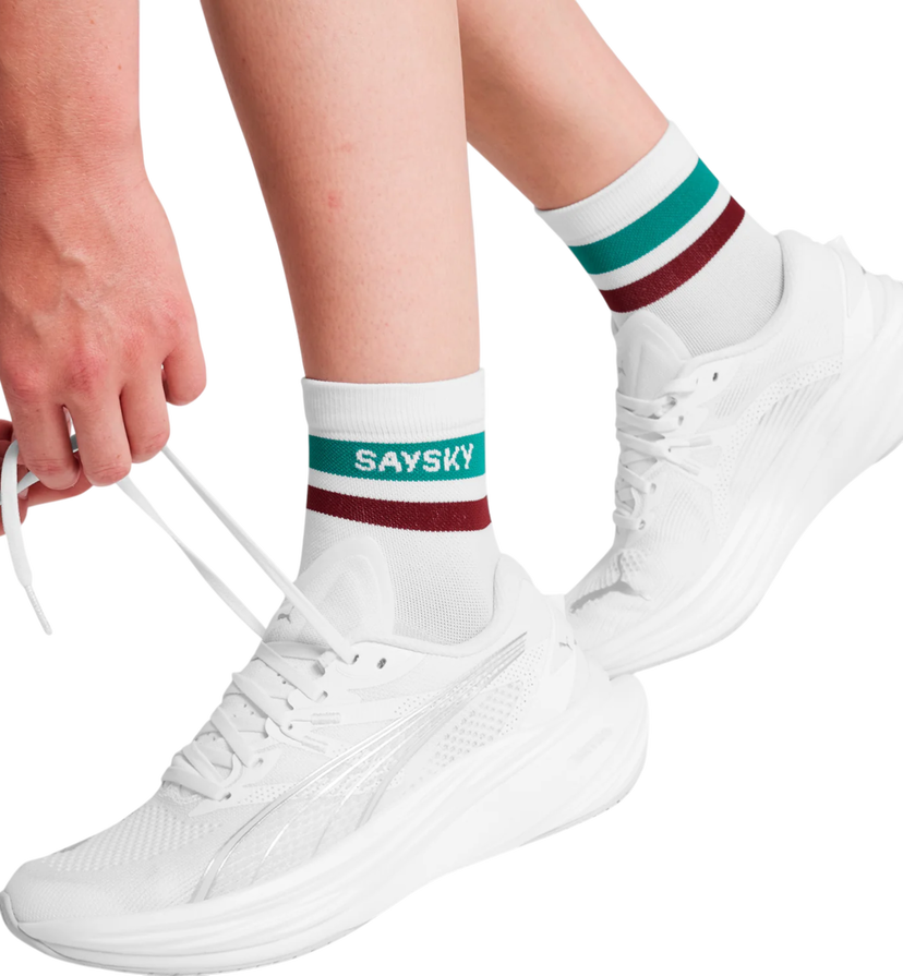 Ponožky Saysky Saysky Logo Combat Quarter Socks Biela | ouaso403c101-ouaso403c101