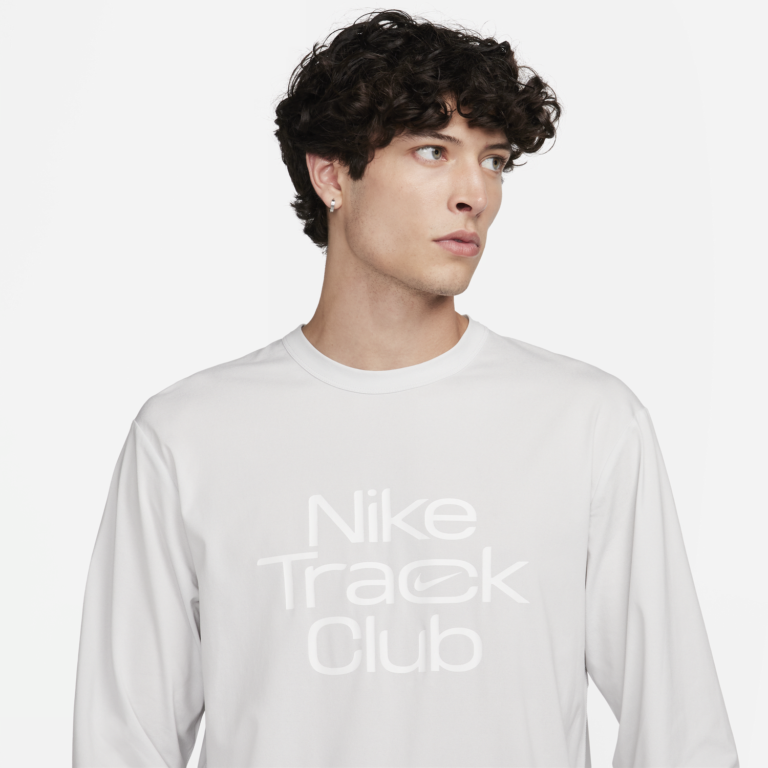 Tričko Nike Track Club Dri-FIT Hyverse Biela | FB6827-025, 0